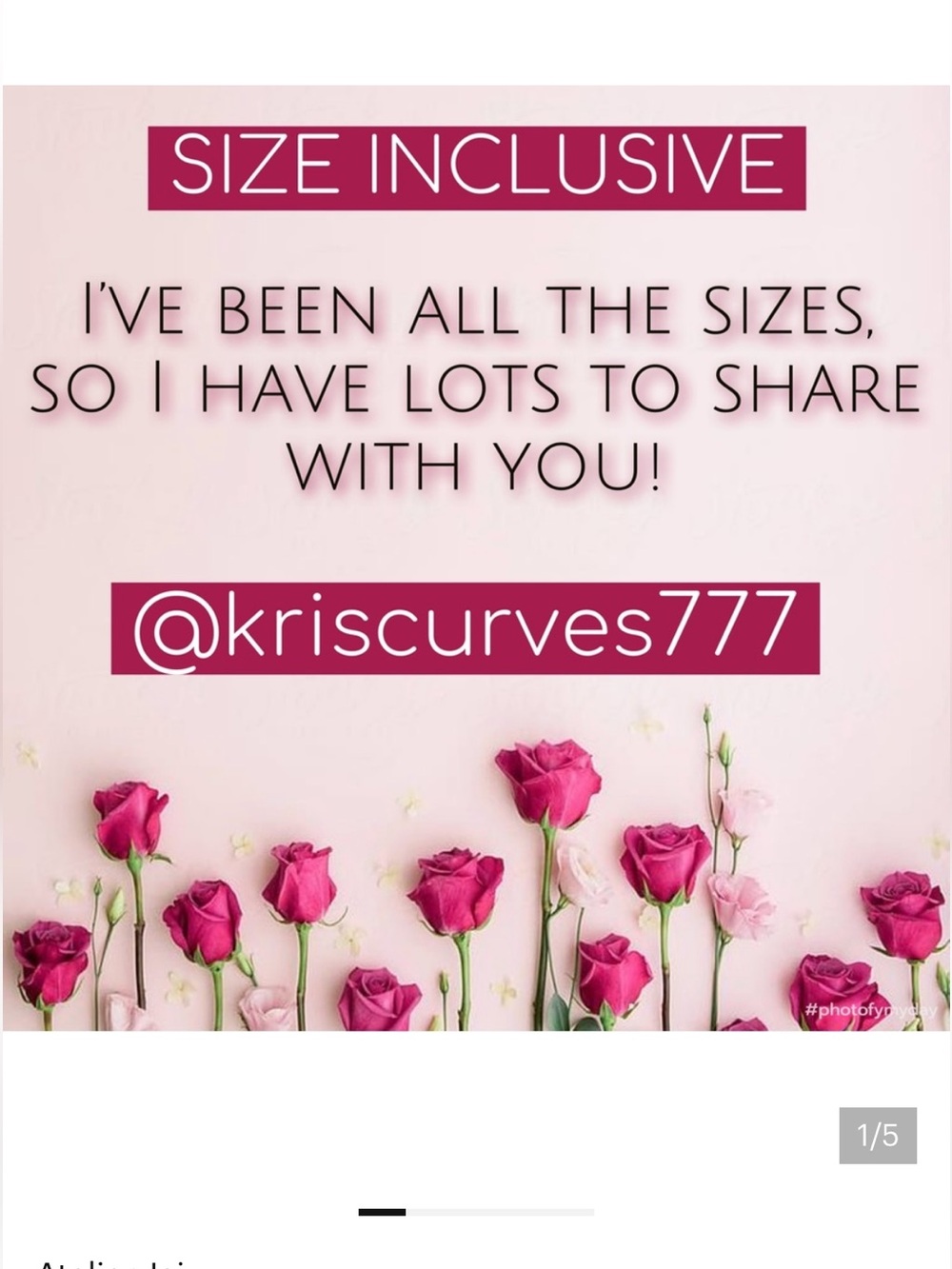 🩷SIZE INCLUSIVE-SO MUCH TO SHARE WITH YOU💖